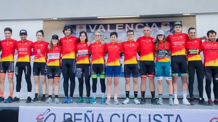 Podio Copa España ciclocross 2019