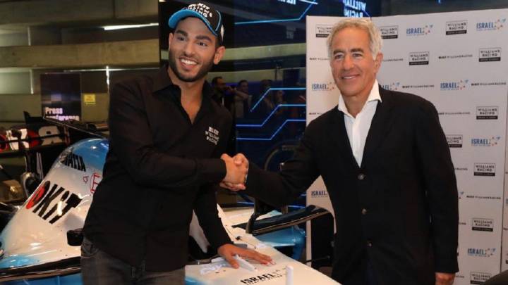 Roy Nissany y Sylvan Adams sellan el acuerdo de colaboración entre Israel Start-Up y la escudería Williams