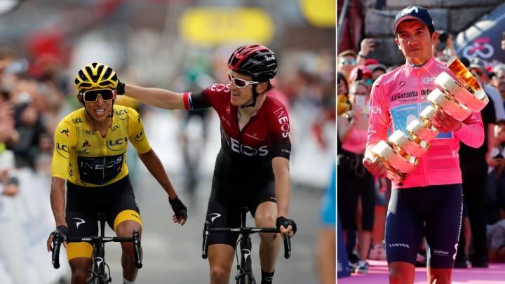 Bernal y Thomas liderarán en el Tour a Ineos; Carapaz, al Giro