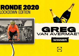 Greg van Avermaet se lleva el primer Tour de Flandes virtual
