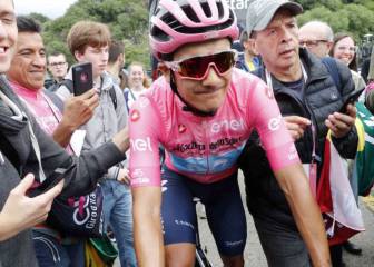 Carapaz responde al Movistar: 