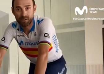Así son los entrenamientos del Movistar durante la cuarentena
