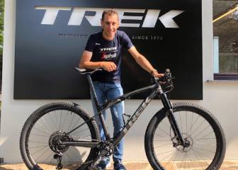 Nibali vuelve a Italia y presume de su nueva bici de MTB