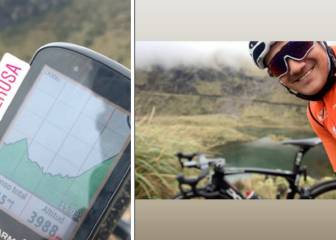 Carapaz celebra un año de su Giro a 4.000 metros de altitud