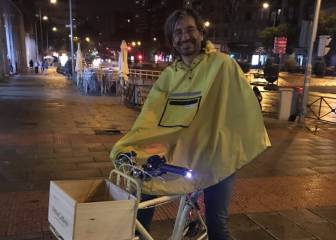 La petición de un ciclista que fue arrollado por un conductor ebrio en una calle de Madrid