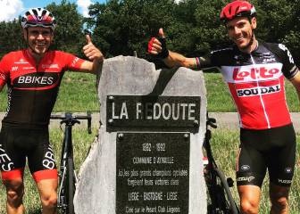 Ocho ciclistas baten el tiempo de Gilbert en La Redoute