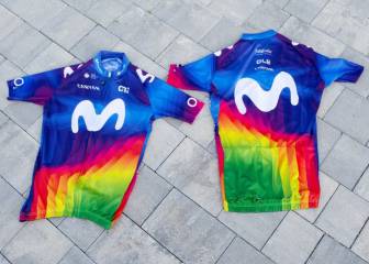 El Movistar lucirá en la Strade Bianche su maillot solidario