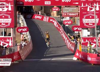 Van Aert muestra su poderío y conquista la Strade Bianche