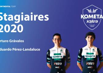 Arturo Grávalos y Eduardo Pérez-Landaluce, nuevos stagiaires del Kometa-Xstra
