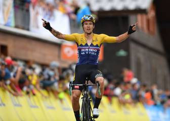 Repaso de Roglic en el Col de Porte que le da el liderato