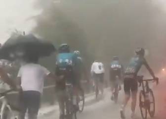 Granizada y caos en la segunda etapa del Dauphiné