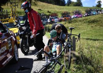 Kruijswijk y Buchmann se retiran y susto para Roglic