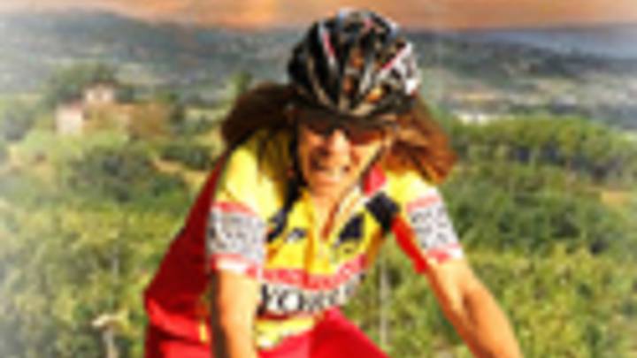 La ciclista estadounidense Barbara Gicquel.