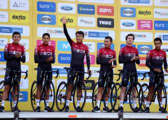 El Ineos llama a Carapaz ante la duda de Bernal para el Tour