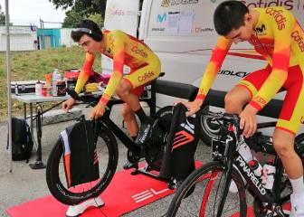 Ayuso y Arrieta, Top-10 en la crono junior de los Europeos