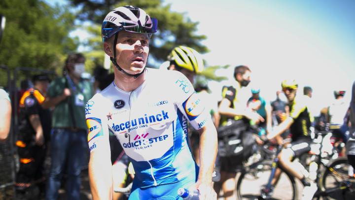 El ciclista belga Remco Evenepoel, durante la primera etapa de la Vuelta a Burgos 2020.