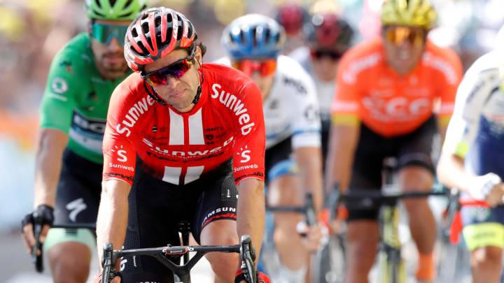 El ciclista del Sunweb Michael Matthews, durante una etapa del Tour de Francia 2019.