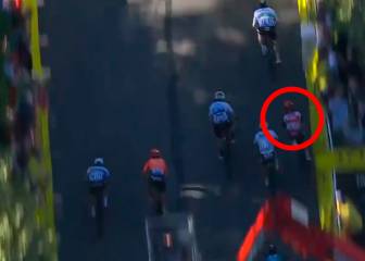 Sprint de 70 km/h esquivando rivales: Así Ewan gana la etapa