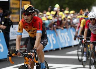 Los españoles en el Tour: Landa estuvo atento en los abanicos