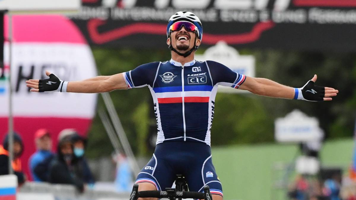 El valiente Alaphilippe, oro mundial y orgullo de Francia