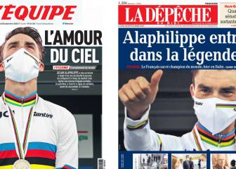 El mundo se rinde a Alaphilippe tras ganar el Mundial