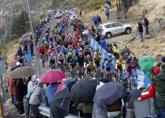 La Vuelta cierra los finales en alto al público y pide a la afición que se quede en casa