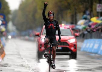 Narváez se impone y el pelotón llega con pocos integrantes