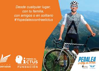 La Fundación Freno al Ictus y la Fundación Alberto Contador pedalean contra el ictus