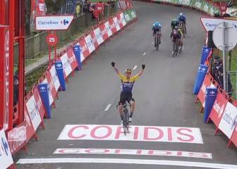 Roglic empieza a lo grande: victoria en Arrate y liderato