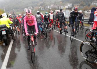 Los ciclistas explican en una carta el plantón en el Giro