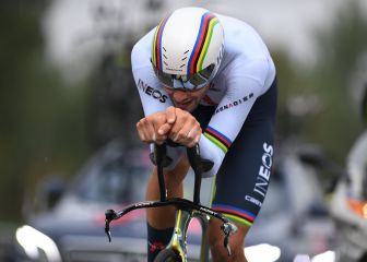 Ganna se exhibe en la crono y Wellens conquista la general