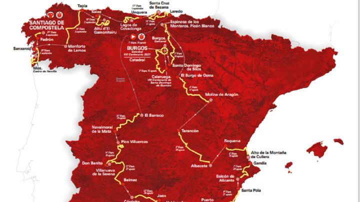 Vuelta a España 2021: etapas, perfiles y recorrido