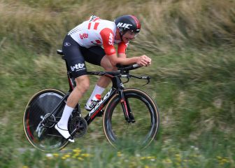 La espectacular bicicleta de contrarreloj en la que trabaja Adam Hansen