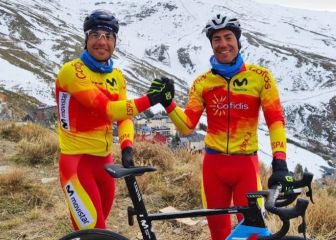 Torres y Mora concluyen su concentración en Sierra Nevada