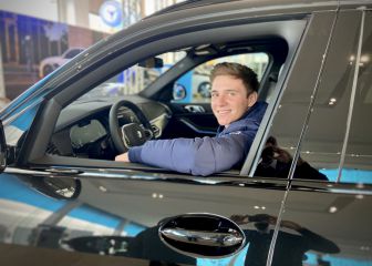 Evenepoel avanza y vuelve a rodar en bici por la carretera