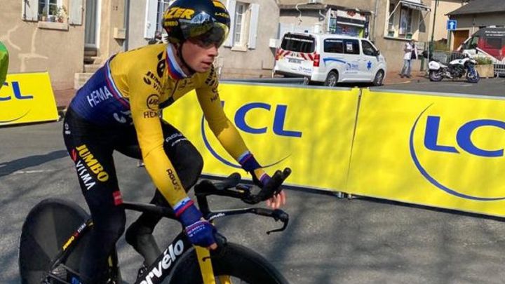 Bissegger se presenta en la lite en una buena crono de Roglic