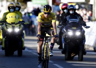 Roglic, tras su lesión: 