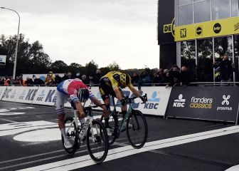 Van der Poel y Van Aert separan sus caminos tras Flandes