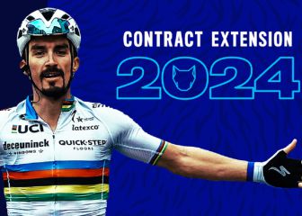 El Deceuninck asusta: tras Evenepoel renueva a Alaphilippe