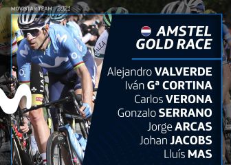 Valverde y Van Vleuten, líderes del Movistar para la Amstel