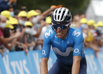 Un pinchazo trunca la crono de Mas: Küng, triunfo y liderato