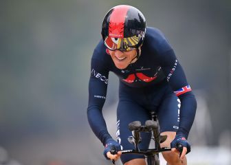 Geraint Thomas se resarce en la crono y Soler roza el podio