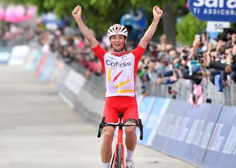 Las mejores imágenes de la victoria de Lafay en la 8ª etapa del Giro