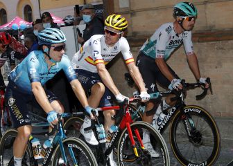 Los españoles en el Giro: gran trabajo de Luis León e Izagirre