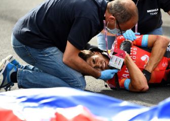 Mikel Landa descansa en su casa de Murguía tras operarse