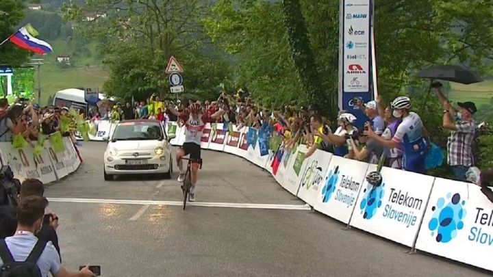 Victoria de etapa y liderato para Pogacar en el Tour de Eslovenia