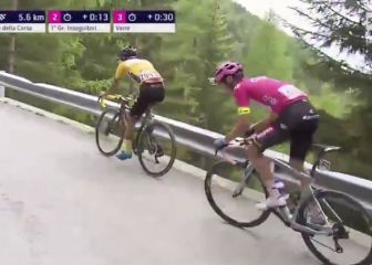El crack español del Giro sub 23 en un ataque a 5,5 km de meta