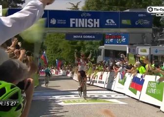 Doblete del UAE en Eslovenia: Ulissi gana y Pogacar domina