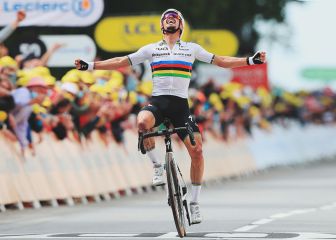 Julian Alaphilippe se lleva la primera etapa del Tour