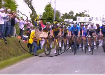 Dos montoneras brutales en el inicio del Tour: Soler, Froome...